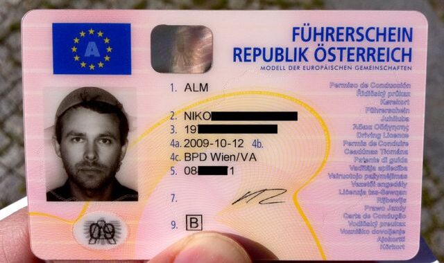 Acheter un permis de conduire de catégorie B en Autriche
